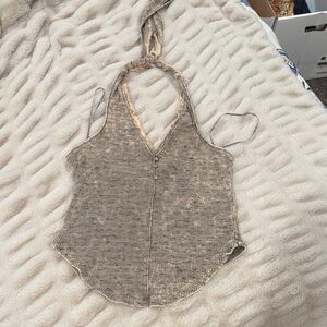 Pilcro Tan Women's Halter Top